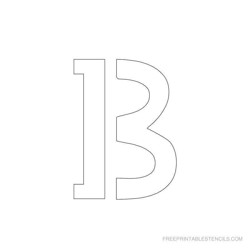 Free Printable 2 Inch Letter Stencils A Z Worksheets Library