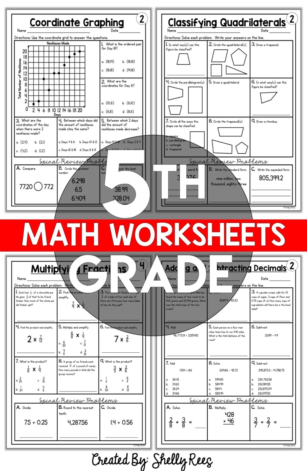 Free Printable Worksheets For 5th Graders