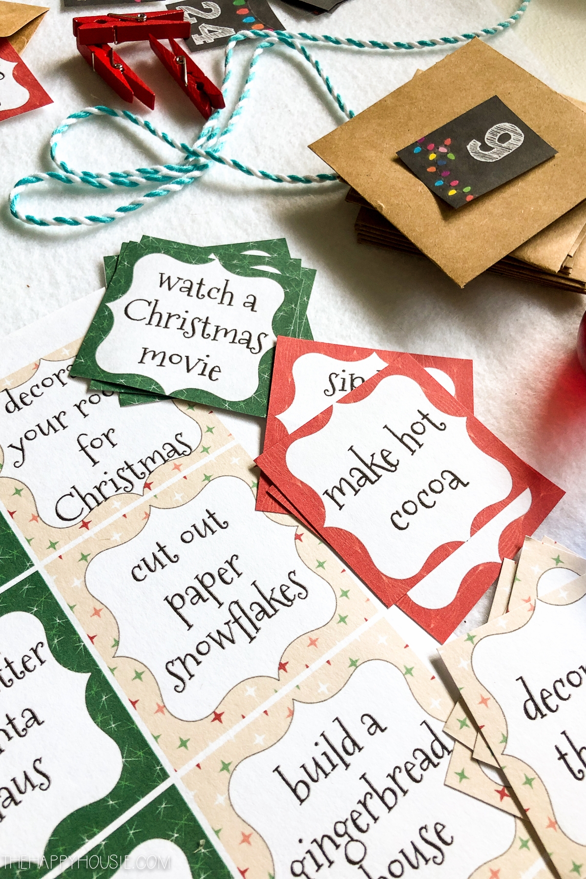 Free Printable Activity Based Advent Calendar The Happy Housie