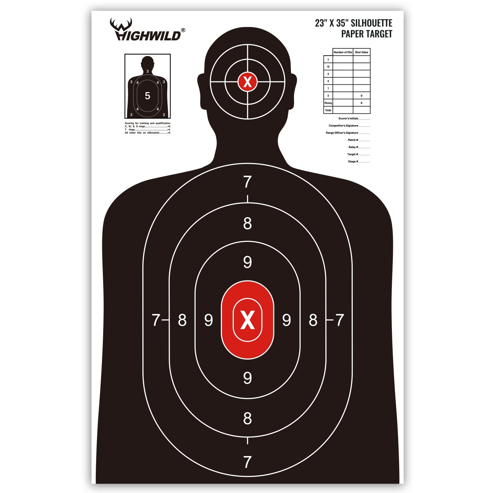 Free Printable Pistol Targets