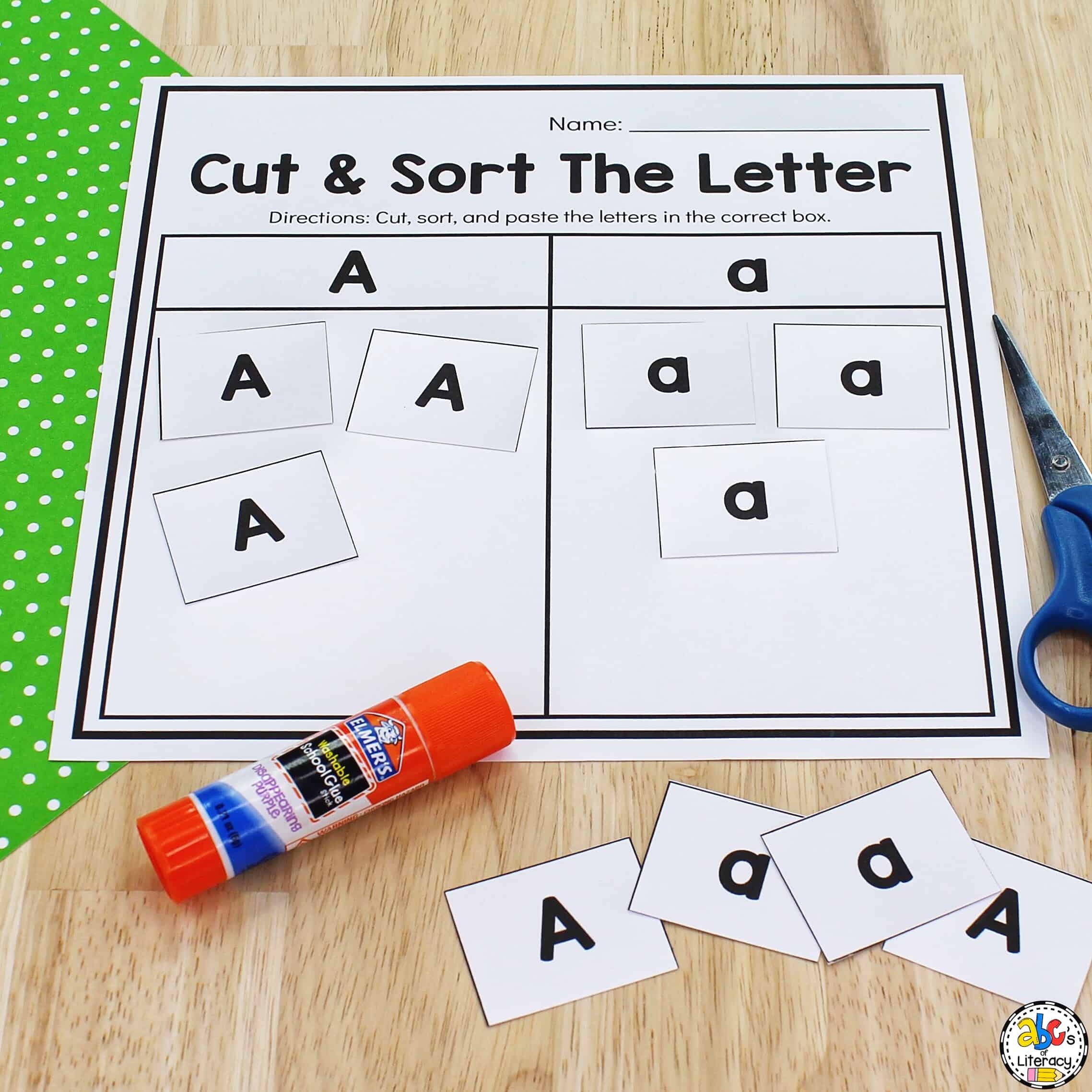 FREE Printable Alphabet Letter Recognition Worksheets Pdf A To Z Worksheets Library