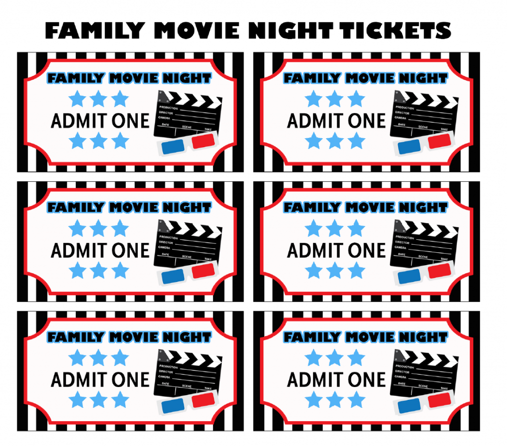 Free Printable And Customizable Movie Ticket Templates Canva Worksheets Library