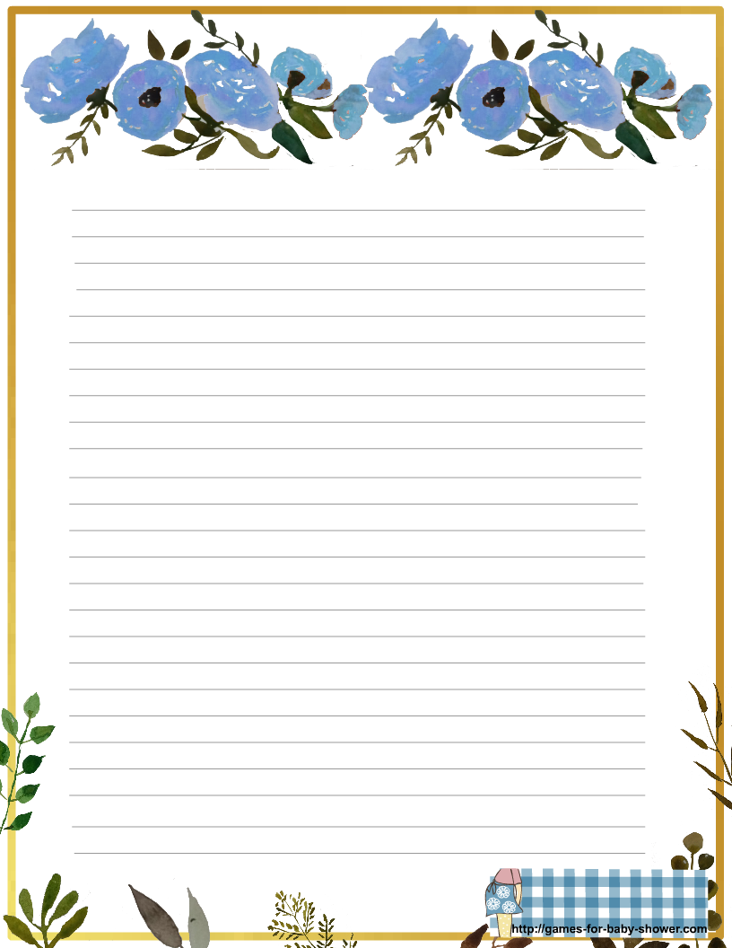 Printable Stationery Free