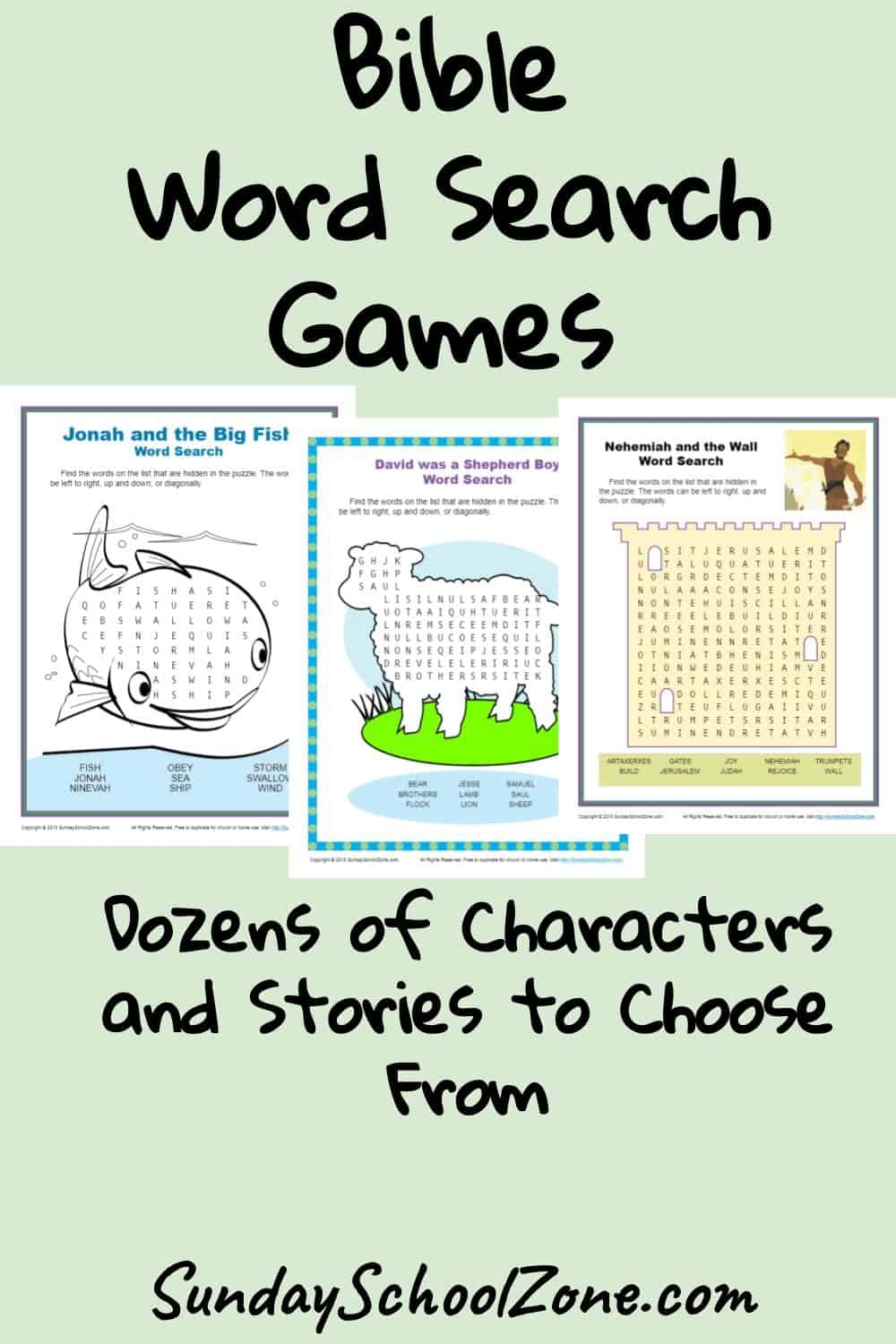 Bible Word Search Free Printable