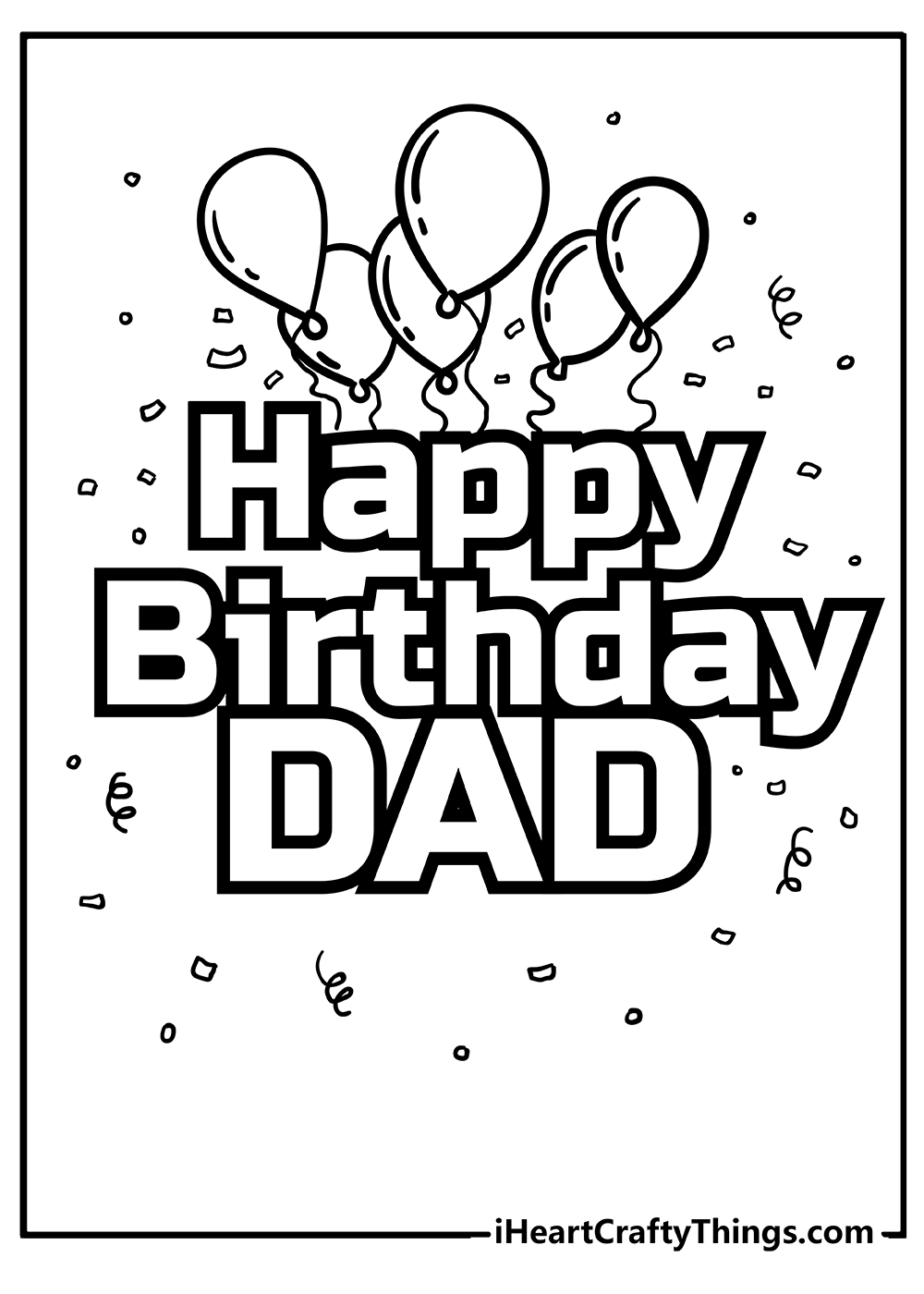 Free Printable Birthday Cards To Color For Daddy Download Free Printable Birthday Cards To Color For Daddy Png Images Free Worksheets On Clipart Library