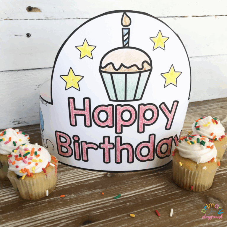 Free Printable Birthday Hat Primary Playground