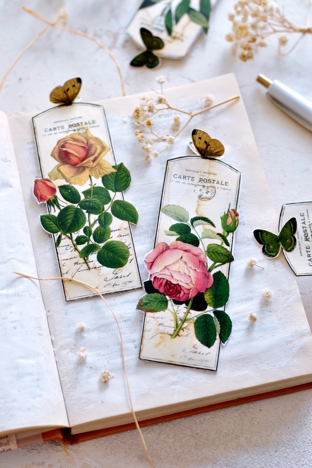 Free Printable Bookmarks With Butterfly The Graphics Fairy