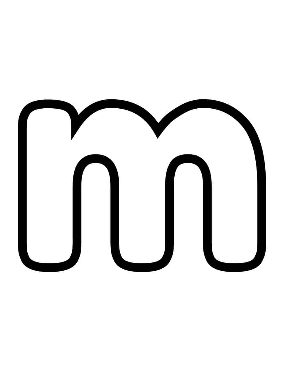 Free Printable Bubble Letter M Bubble Alphabet Letters
