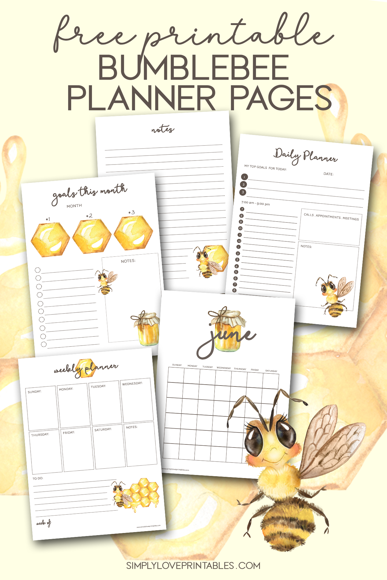 Free Printable Bumble Bee