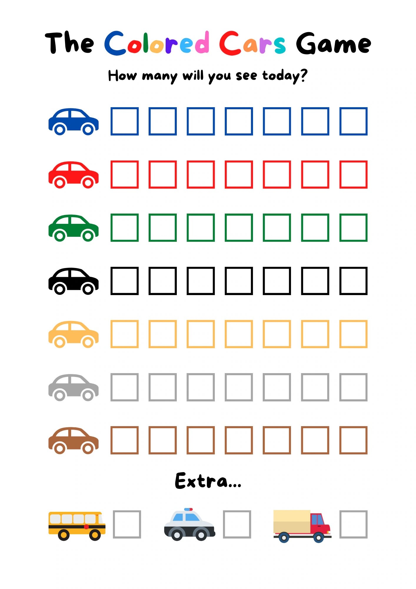 Printable Road Trip Games Free