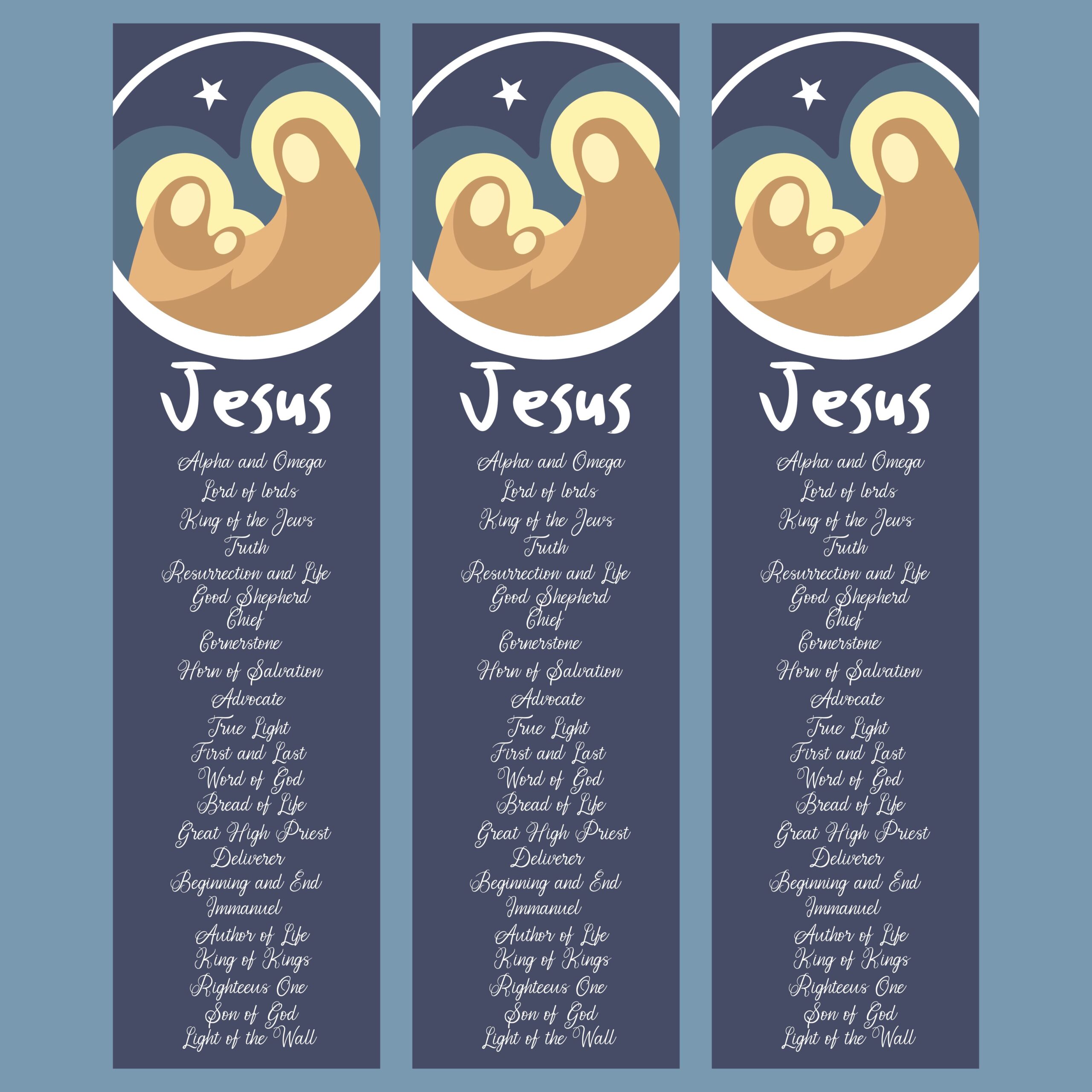 Free Printable Christian Bookmarks Printable Party Favors