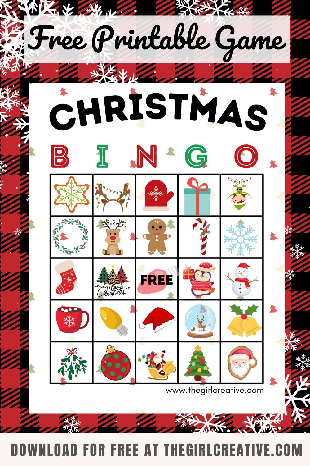 Holiday Bingo Free Printable