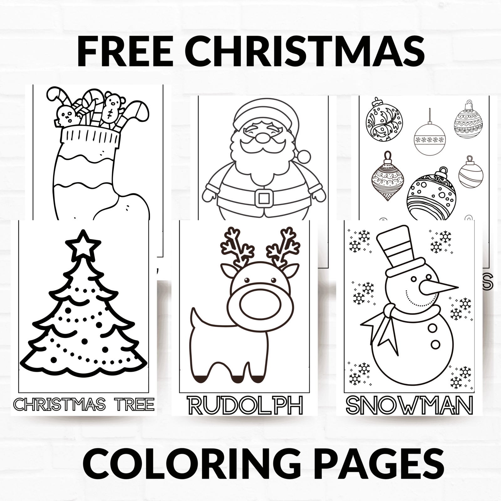 Free Christmas Printable Coloring Page