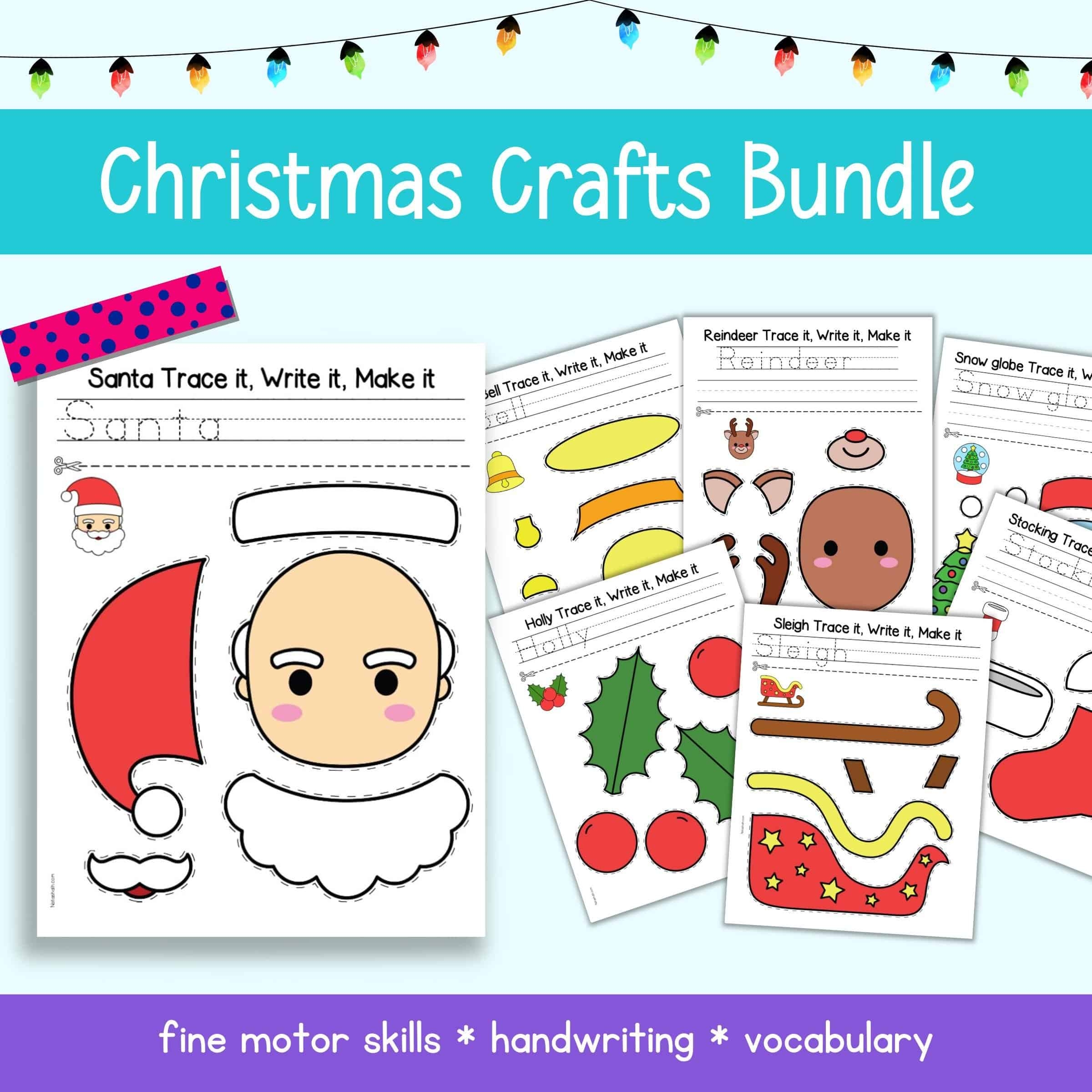 Free Printable Christmas Elf Cut And Paste Craft The Artisan Life