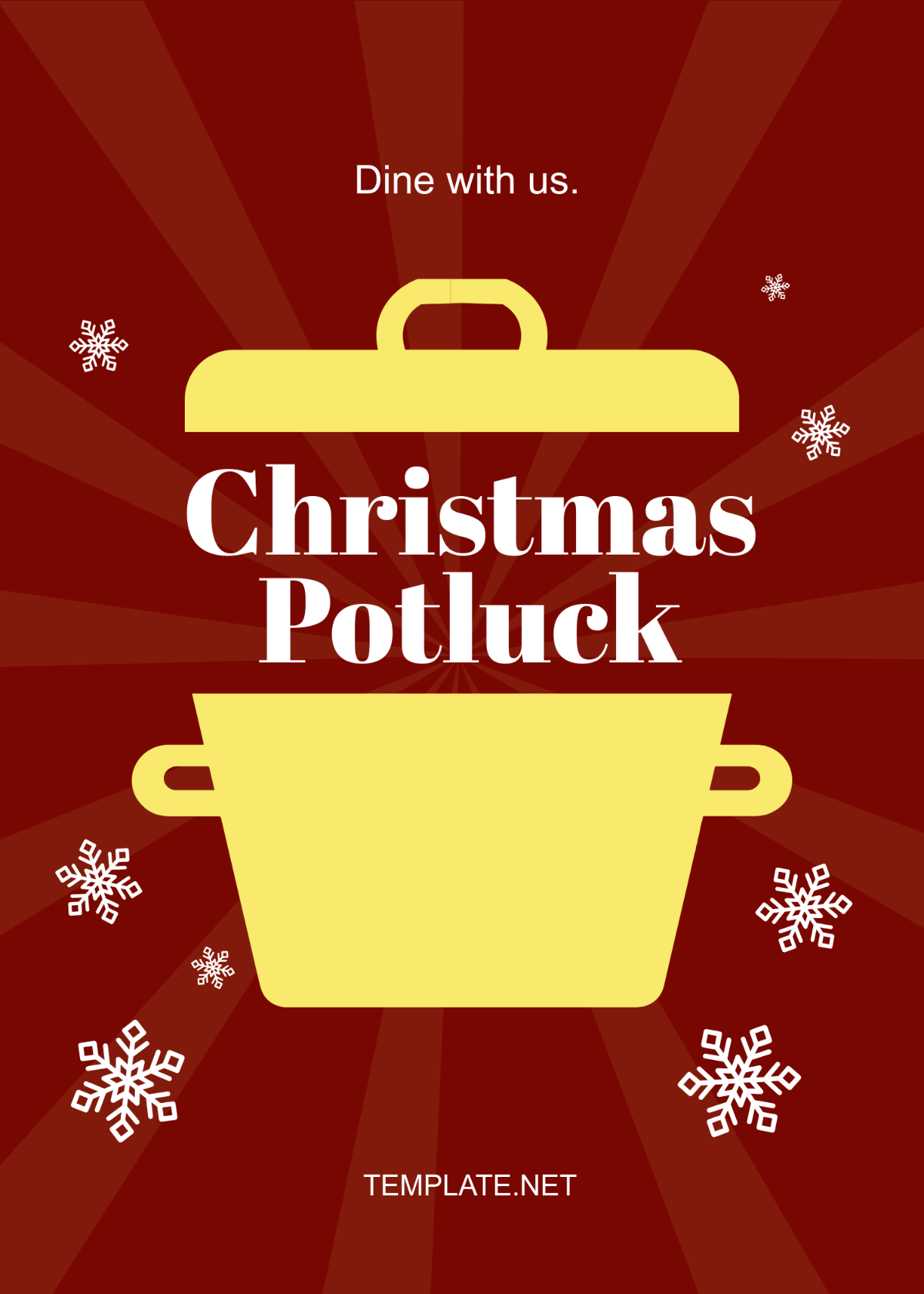 Free Printable Christmas Invitation Template To Edit Online