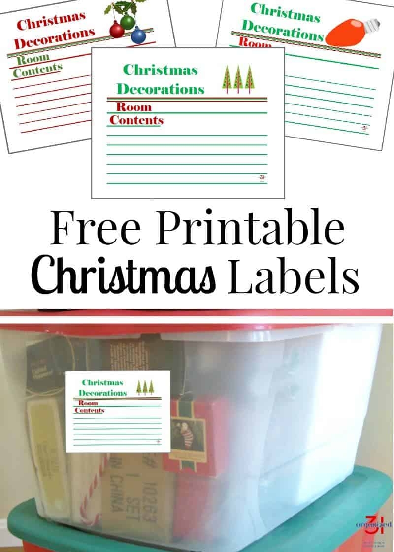 Free Printable Christmas Labels For Christmas Storage Boxes Worksheets Library