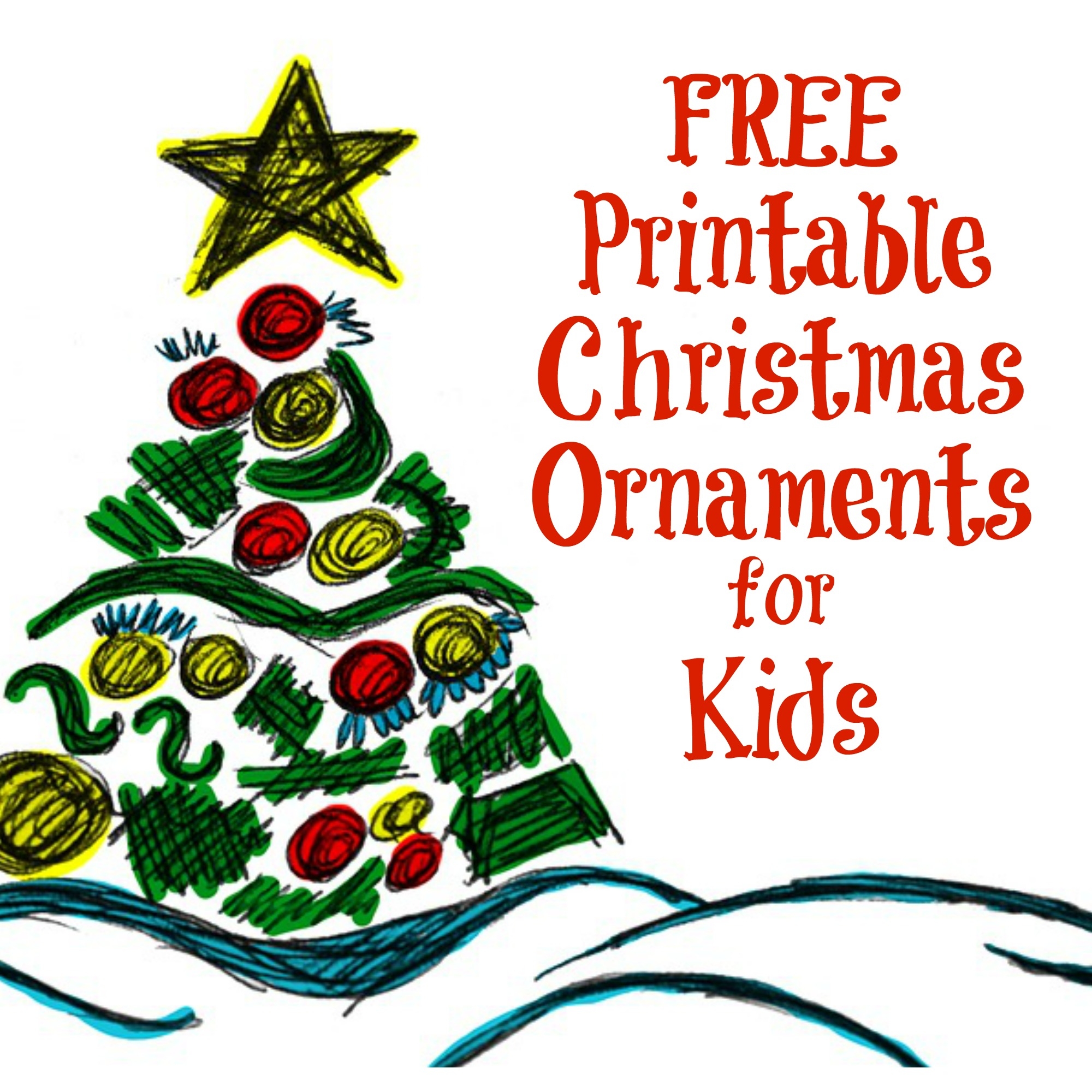 Free Printable Christmas Ornaments For Kids The Activity Mom