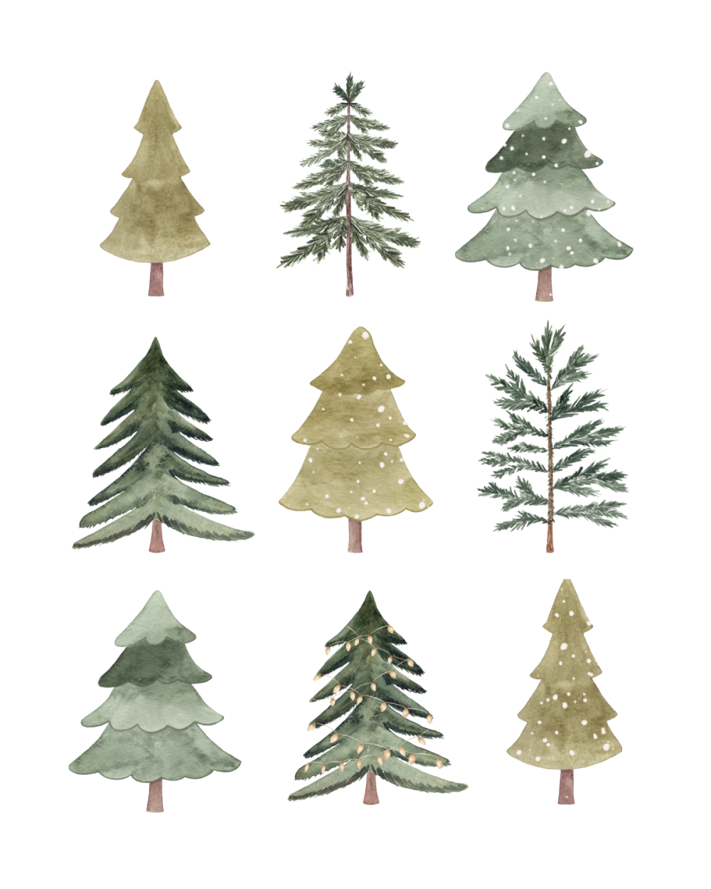 Free Printable Xmas Tree