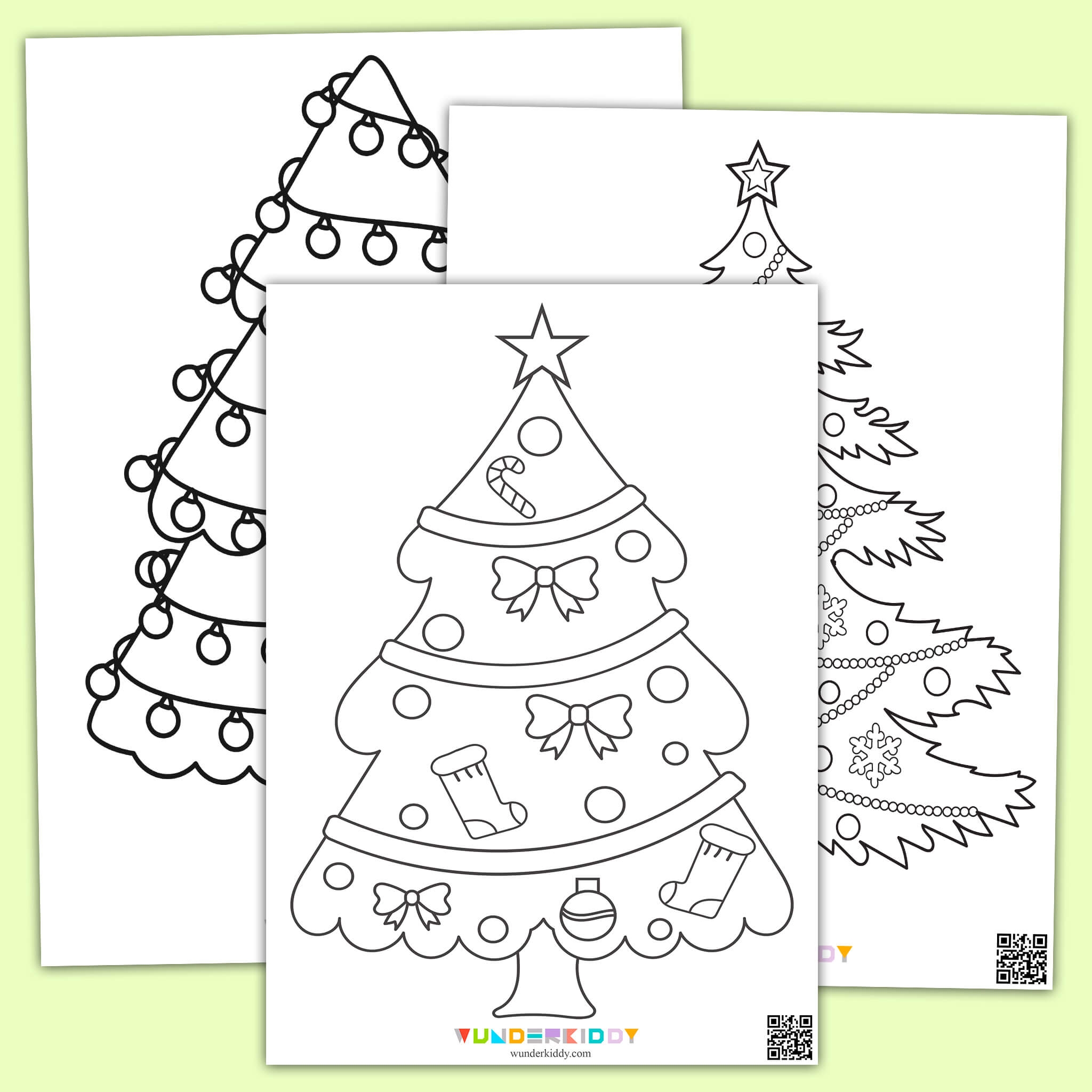 Free Printable Christmas Tree Coloring Pages For Kids