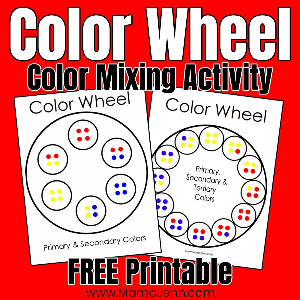 Free Printable Color Wheel Pdf