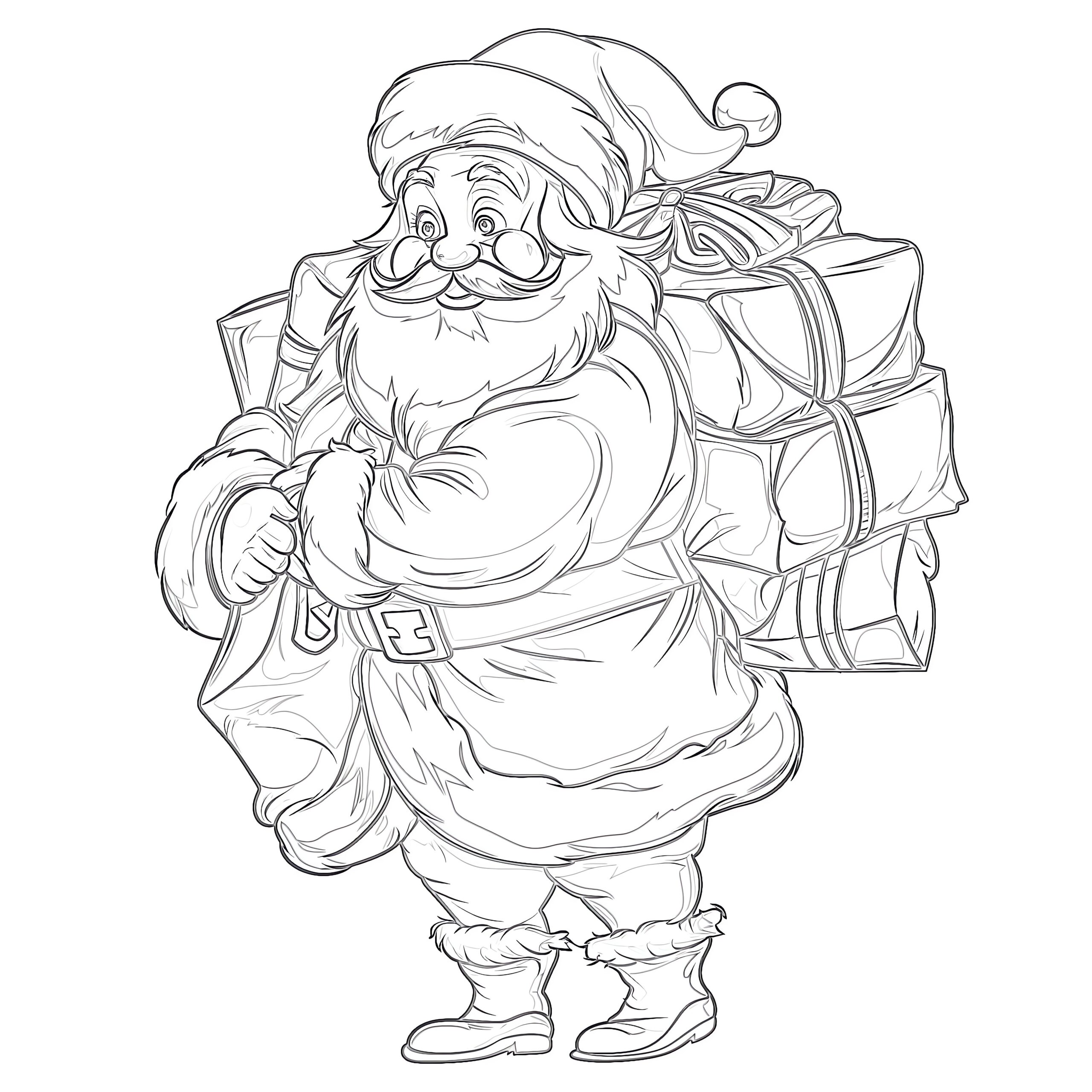 Free Printable Coloring Pages Of Santa Claus Coloring Pages Mimi 