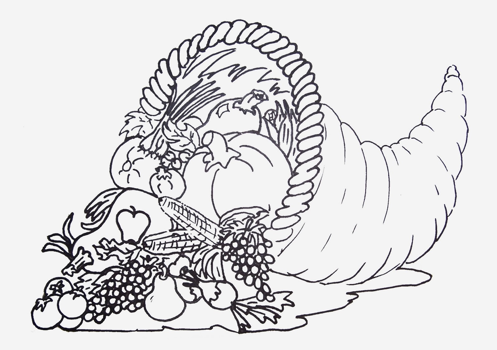 Thanksgiving Free Printable Coloring Sheets