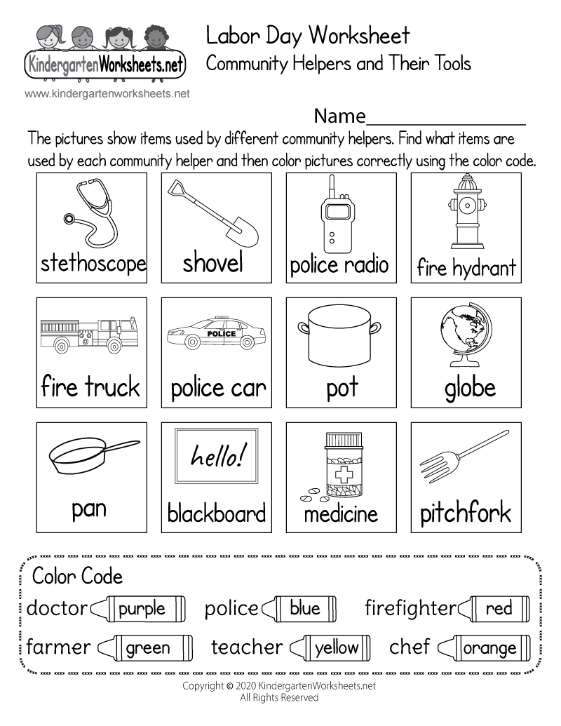 Community Helpers Free Printables