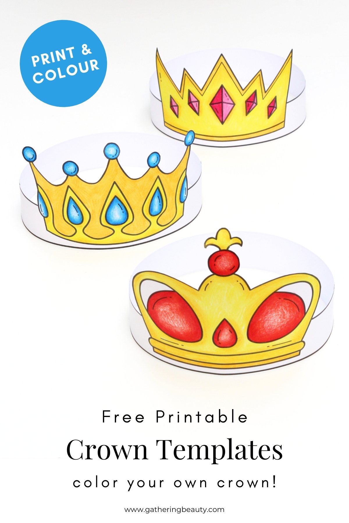 Birthday Crown Printable Pdf Free