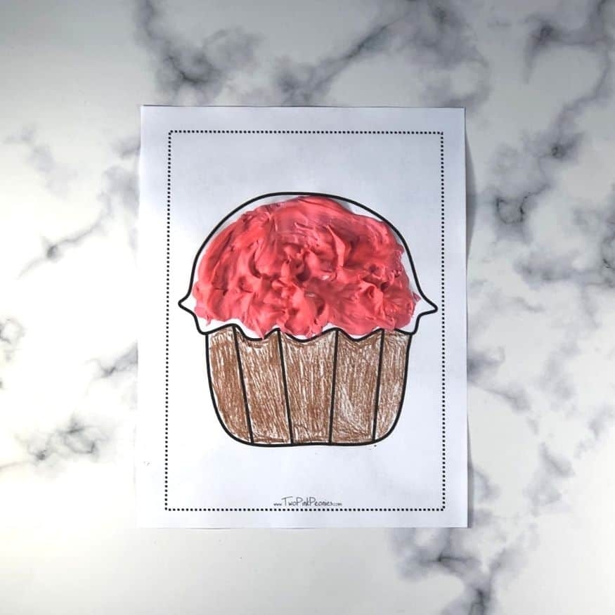Free Printable Cupcake Template