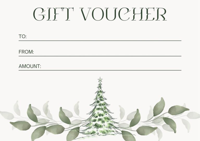 Free Printable Custom Christmas Gift Certificate Templates Canva