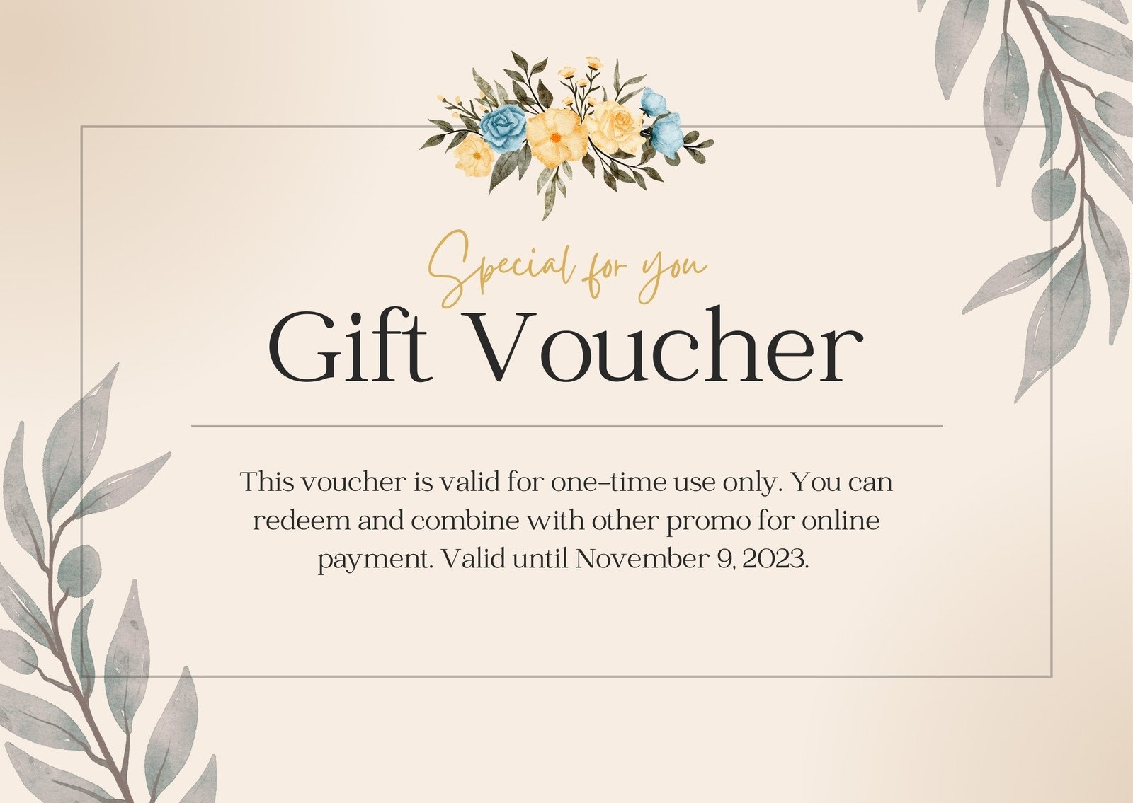 Free Printable Weekend Away Voucher Template
