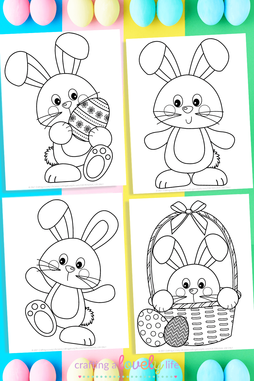 Free Bunny Coloring Pages Printable