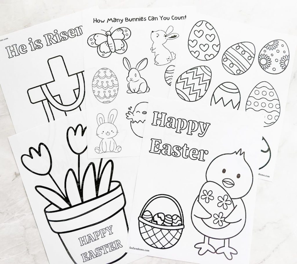 Easter Coloring Pages Free Printable