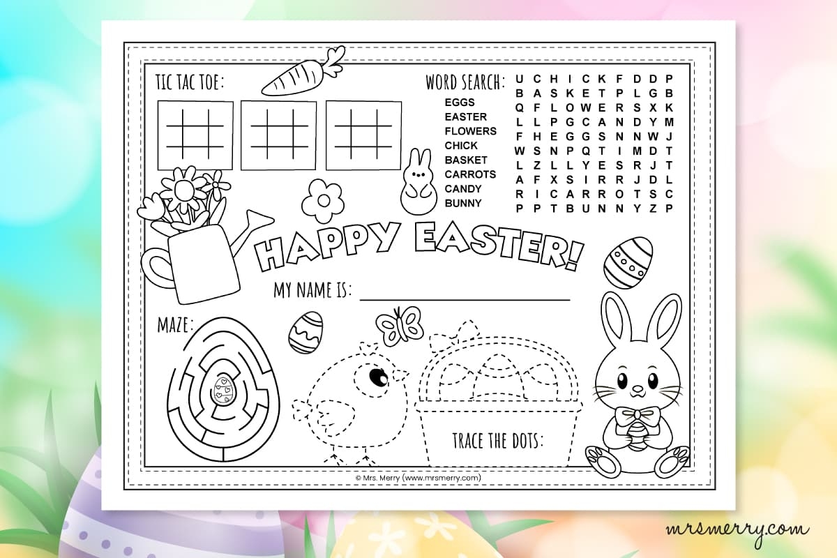 Free Printable Easter Activity Pages
