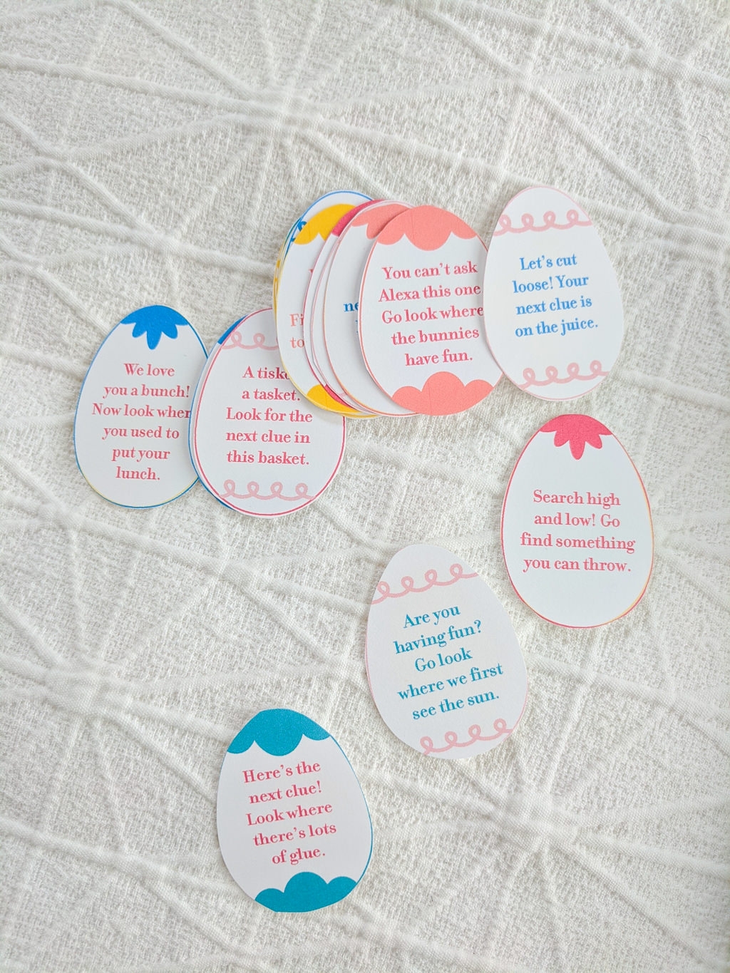 Free Printable Easter Scavenger Hunt Clues For Kids And Tweens Merriment Design