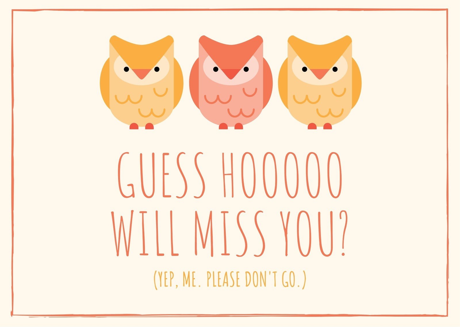 Free Printable Farewell Card Templates To Personalize Online Canva
