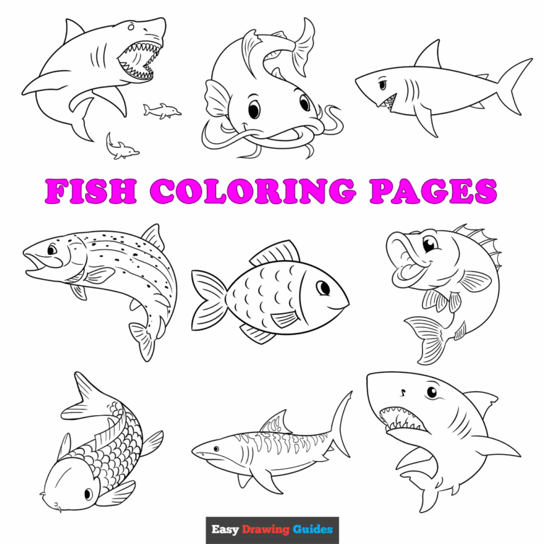 Free Printable Fish Coloring Pages For Kids