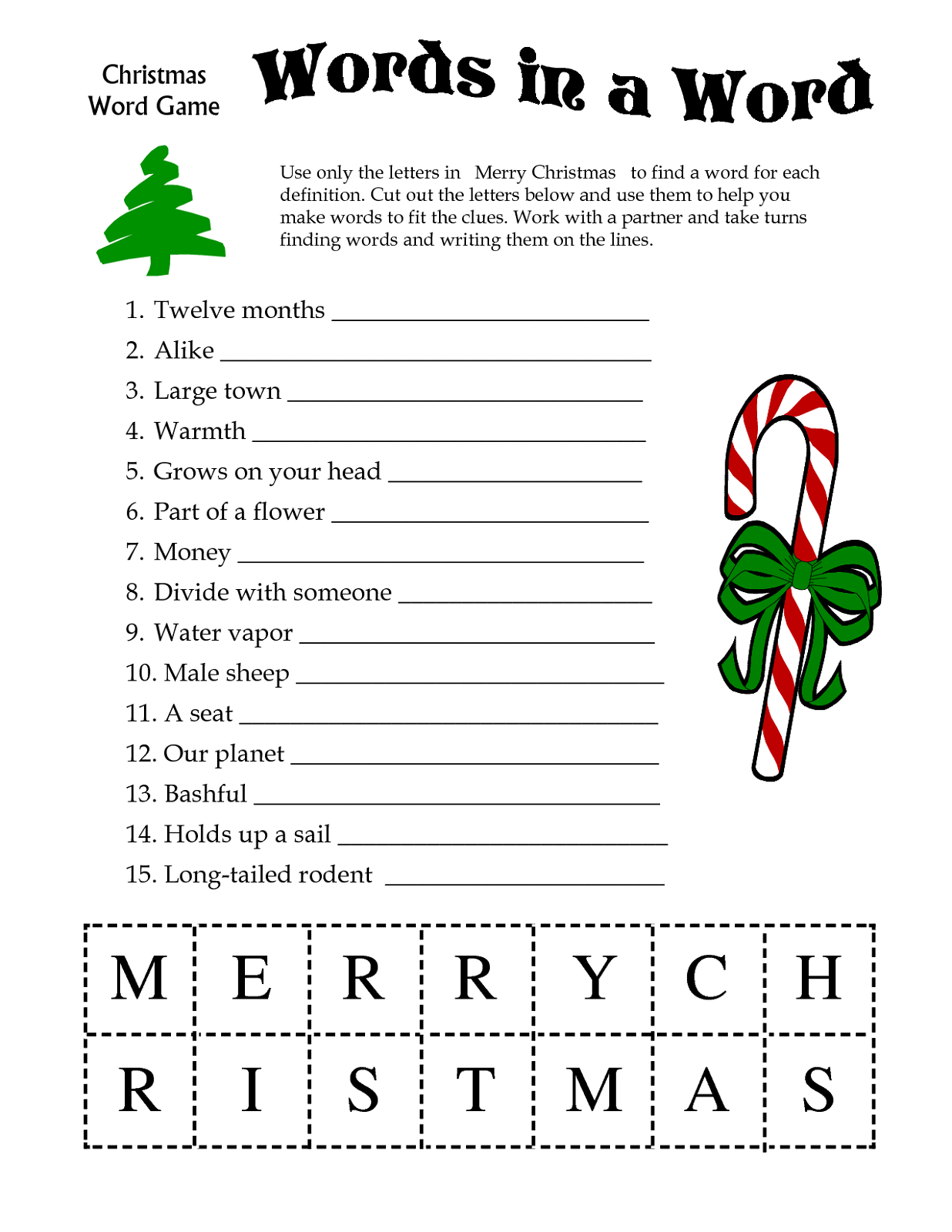 Free Printable Games For Adults Worksheets Library