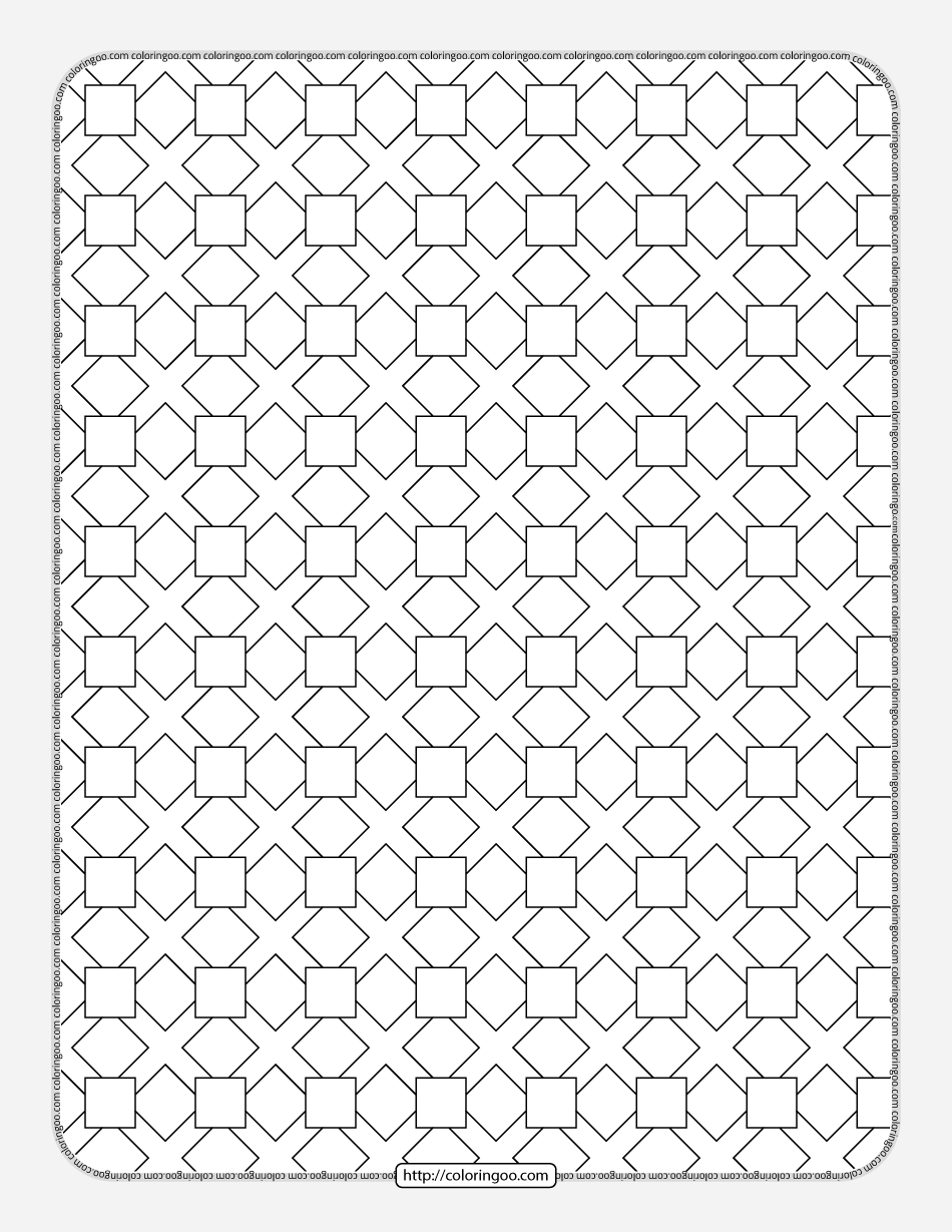 Free Printable Geometric Pattern 029