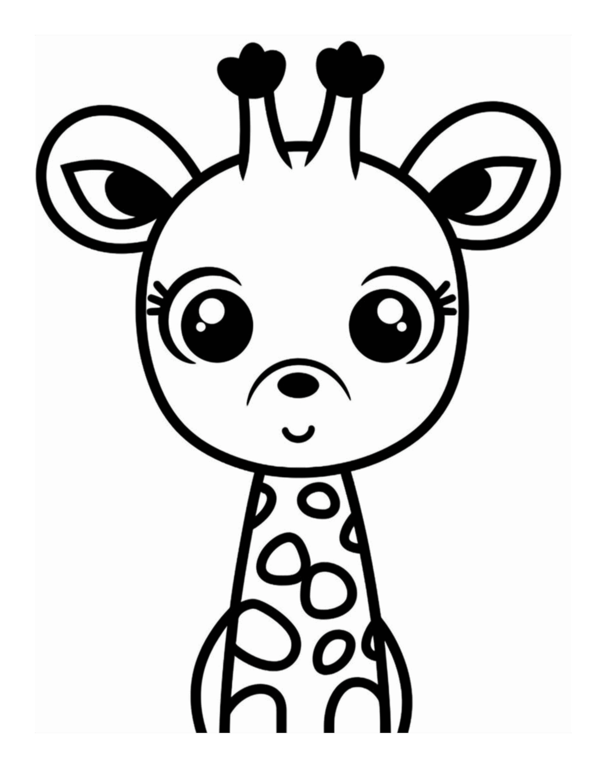 Free Printable Giraffe Glee Giraffe Coloring Page For Kids And Adults