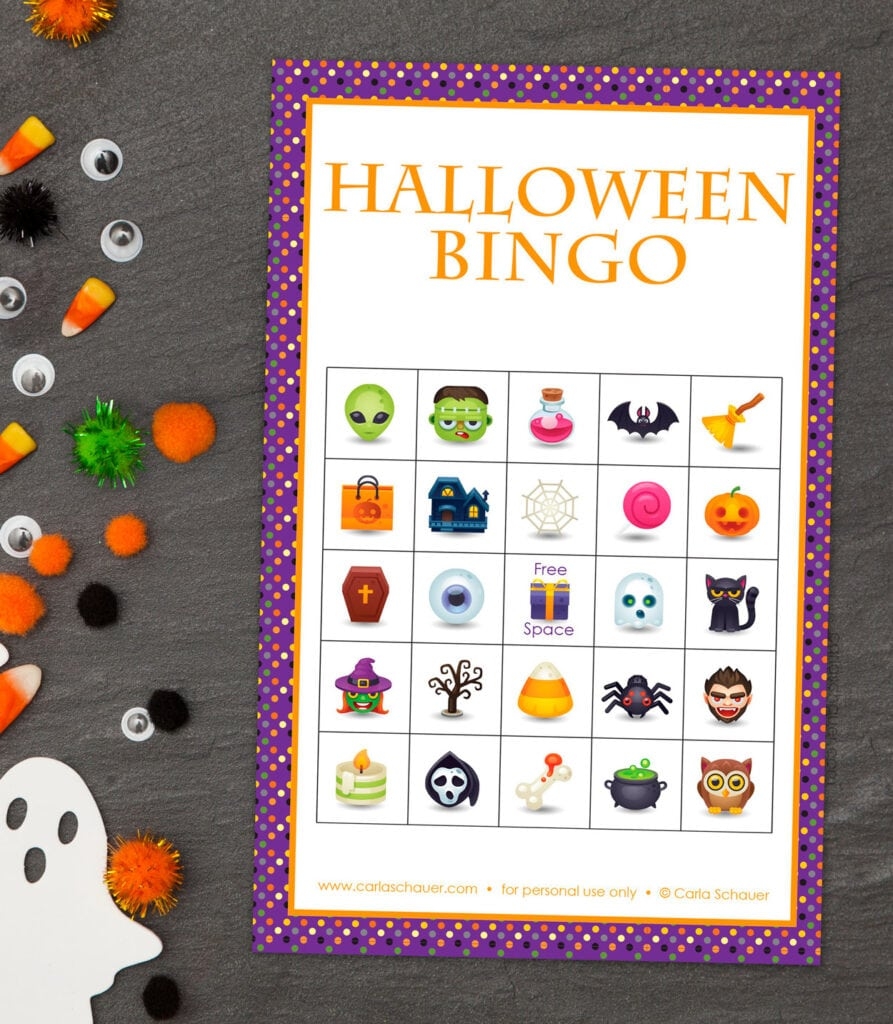 Free Halloween Bingo Printable Cards