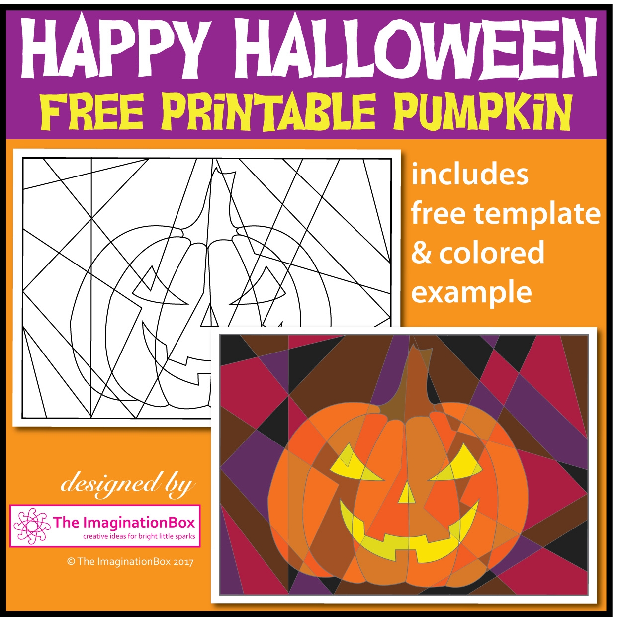 Free Printable Halloween Pumpkin Art The Imagination Box