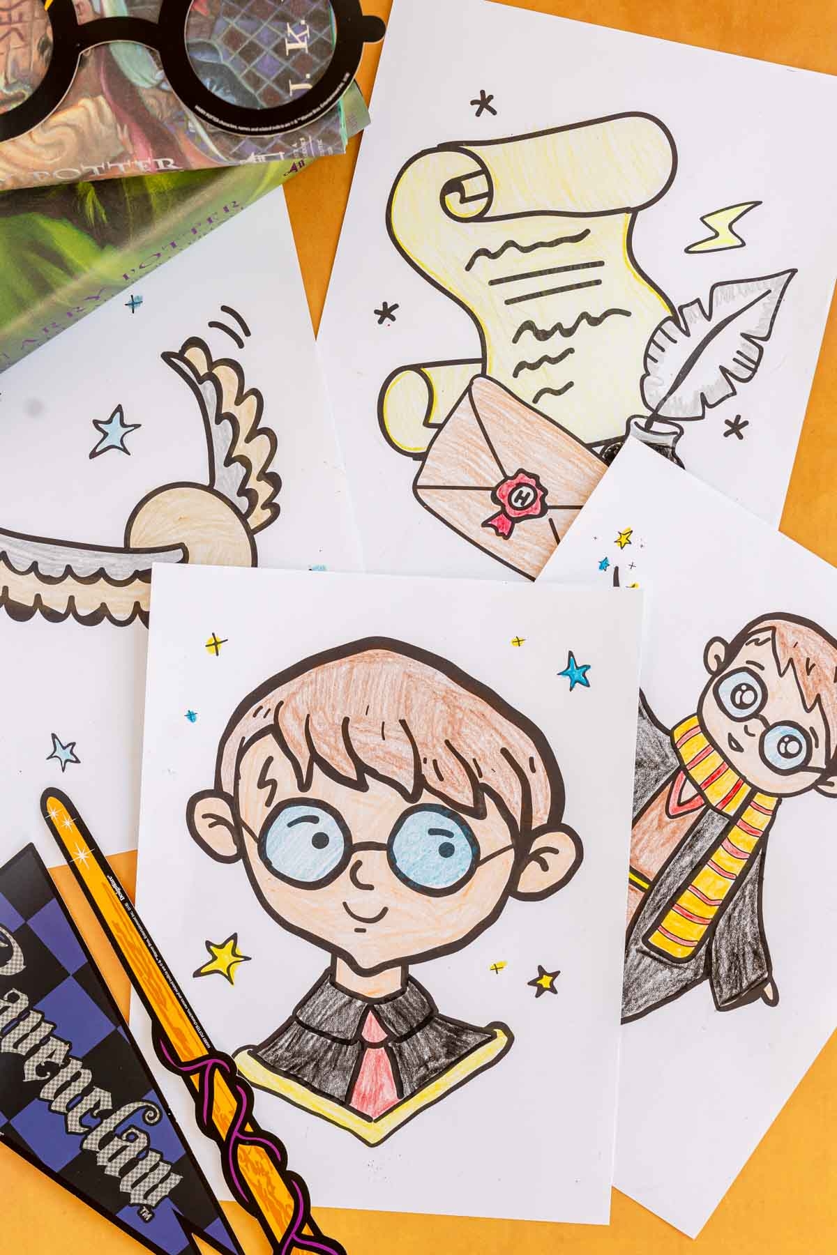 Free Printable Harry Potter Colouring Pages