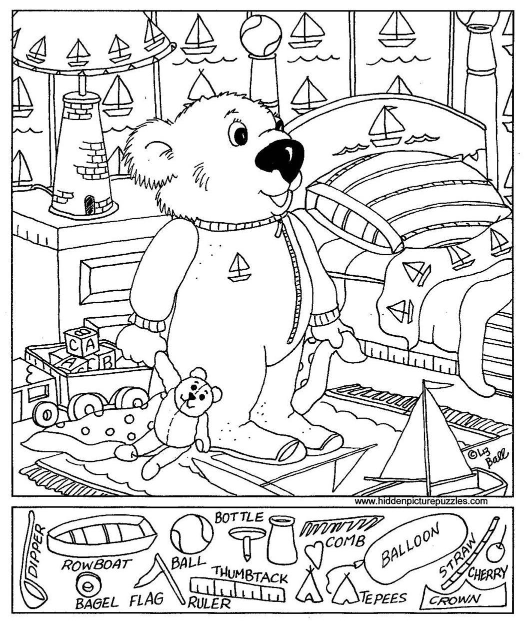 Printable Hidden Pictures Free