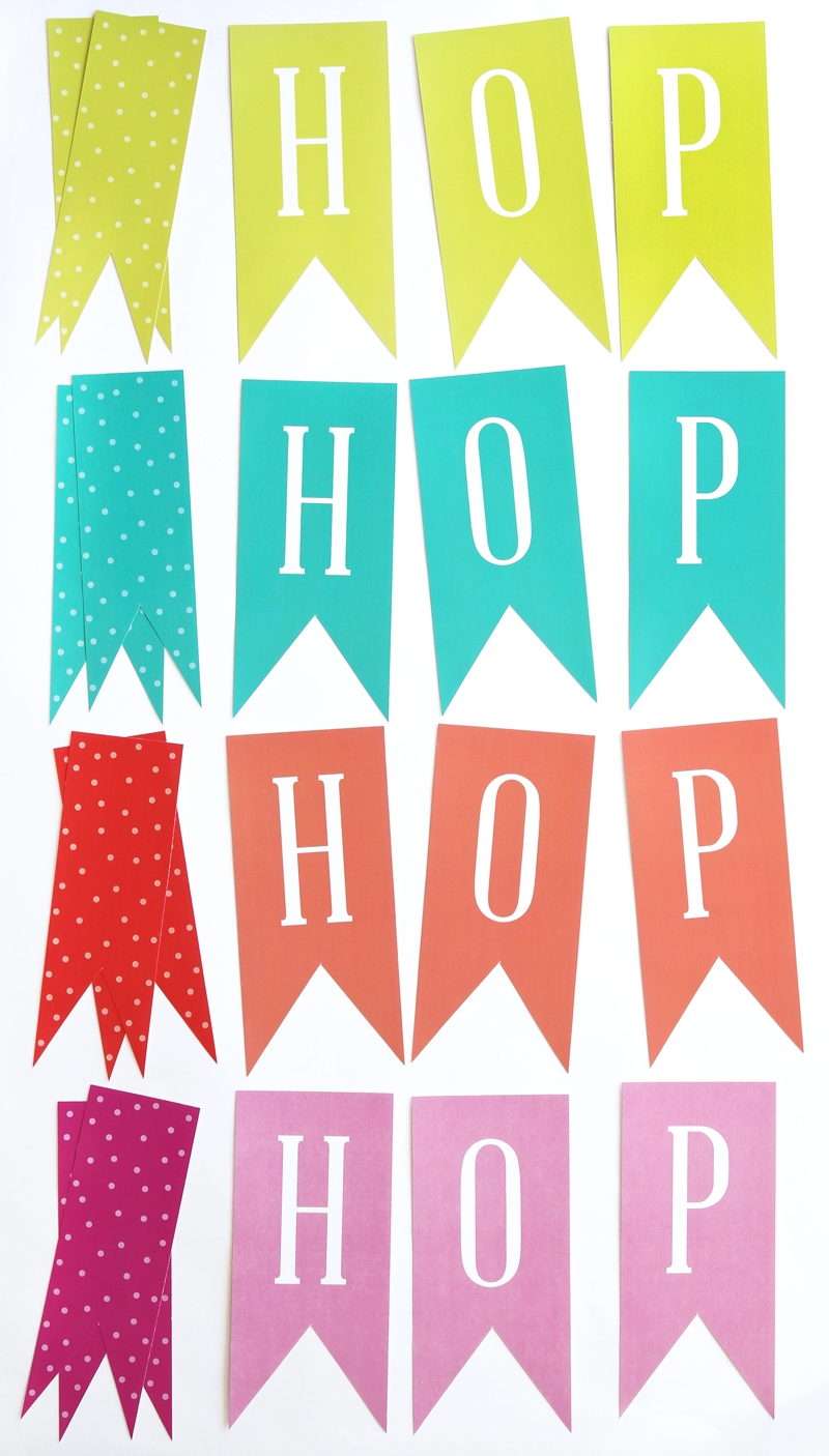 Free Printable Hop Hop Easter Decor Paging Supermom