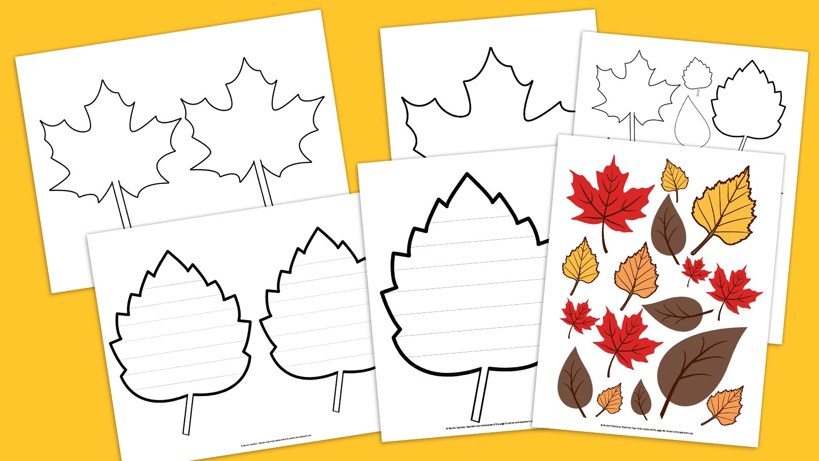 Printable Fall Leaves Free
