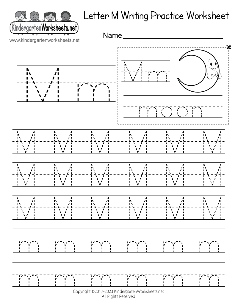 Free Printable Letter M Worksheets