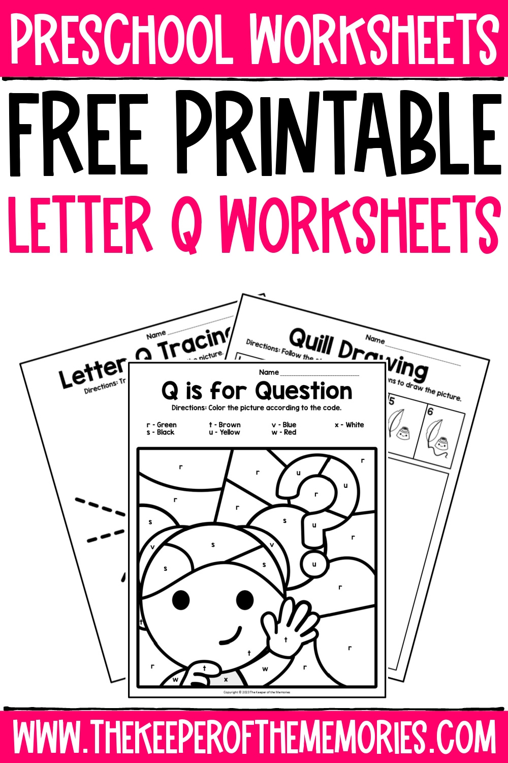 Letter Q Worksheets Free Printables