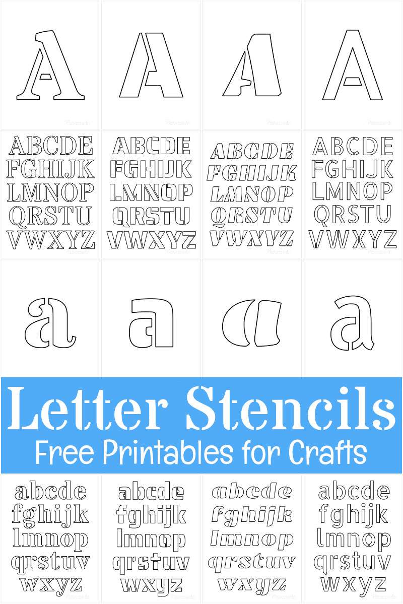 3 Inch Letter Stencils Printable Free