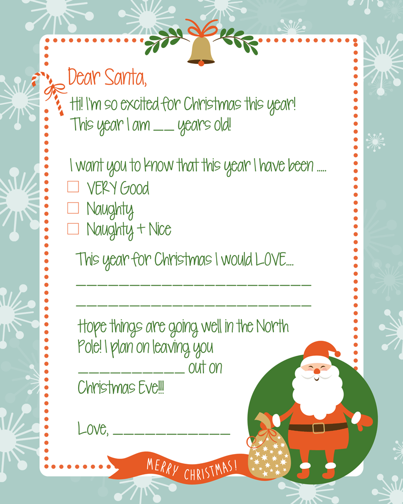 FREE Printable Letter To Santa Let s DIY It All With Kritsyn Merkley